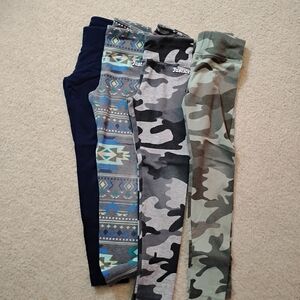 Justice Girls' Leggings - 4 pairs - Sz 10